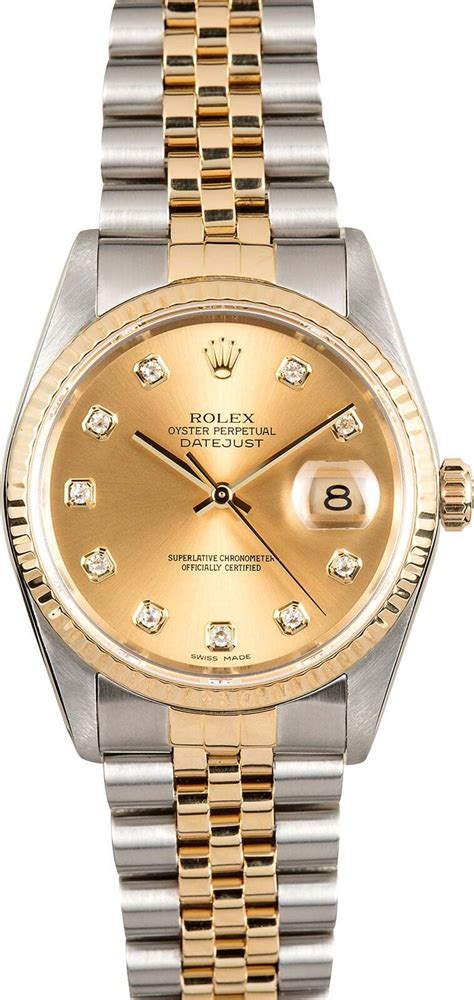 rolex datejust 36 champagne diamond dial watch|rolex datejust champagne dial price.